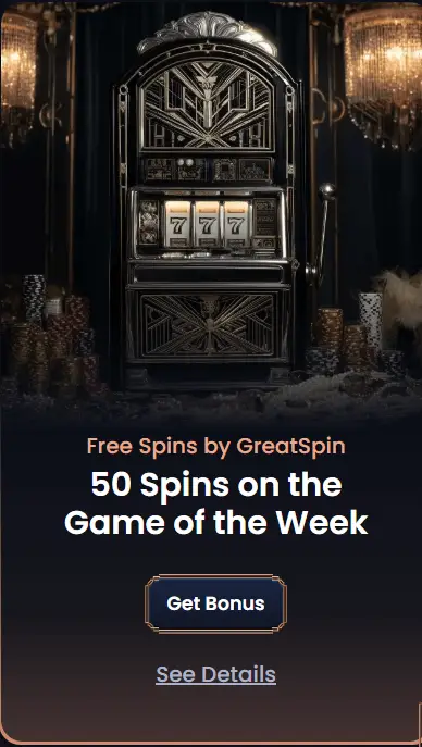 50 free spins in GreatSpin Casino